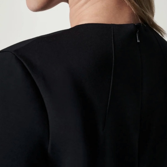 Spanx The Perfect Funnel Top Size 2X Short Sleeve Shirt Black Women’s New NWT - Picture 7 of 10